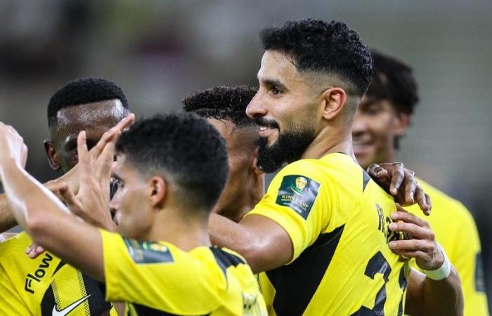 شاهد هاتريك صالح الشهري فى مباراة الاتحاد والعين