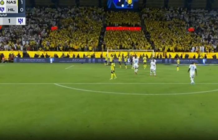 بهدف تاليسكا.. النصر ينهي الشوط الأول متقدما على الهلال