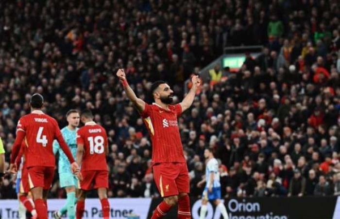 محمد صلاح يحطم رقم روبي فاولر ويصبح الهداف التاريخي لليفربول في الدوري