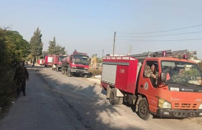 بجهود فرق الإطفاء والأهالي ومؤازرة الطيران المروحي… إخماد جميع الحرائق في محافظة اللاذقية