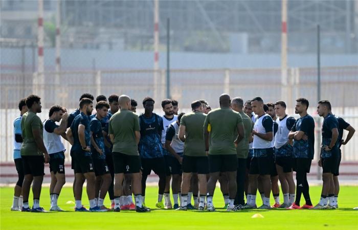 مران الزمالك.. تدريبات بدنية.. وفقرة للتسديد على المرمى