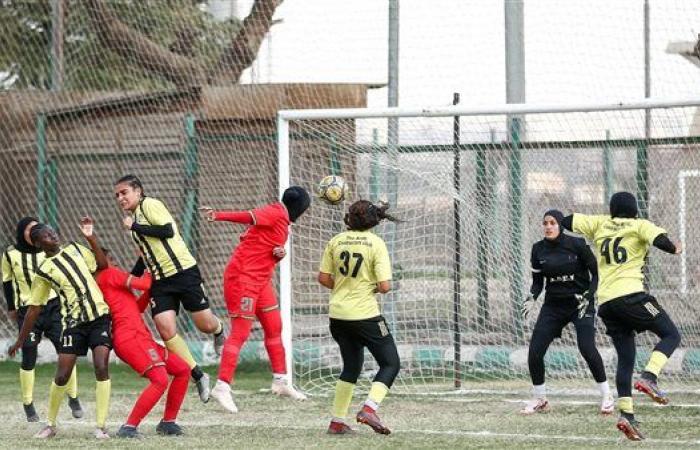 مودرن سبورت يتقدم بثلاثية نظيفة على المقاولون في دوري الكرة النسائية