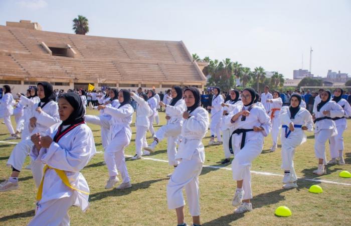 التعليم العالي لجامعة طنطا تنظم مهرجانًا رياضيًّا ضمن فعاليات "مبادرة 100 يوم رياضة"