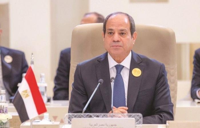 السيسي: نقف ضد مخططات تهجير الفلسطينيين