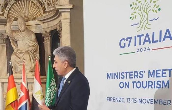 وزير السياحة يشارك في اجتماع G7 بمدينة فلورنس بإيطاليا