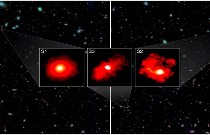 تلسكوب ناسا يكتشف 3 مجرات ضخمة وغامضة في الكون