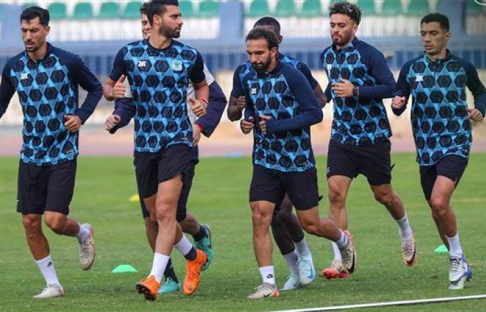 المصري يستأنف تدريباته للاستعداد لمباراة الزمالك في الدوري