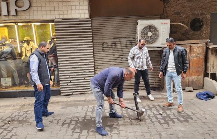 مصادرة 1200 حالة إشغال وتحرير محاضر ضد المخالفين بحي بولاق الدكرور.. صور