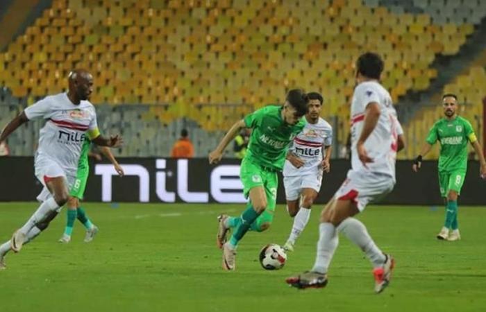 المصرى البورسعيدى يلدغ الزمالك بهدف الشامى فى دورى نايل