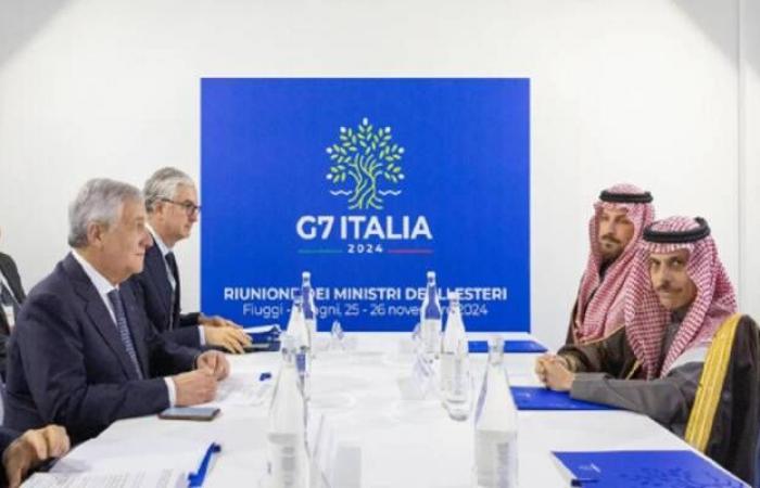 المملكة تبحث تعزيز التعاون مع إيطاليا وكندا وتناقش أزمات المنطقة على هامش "G7"