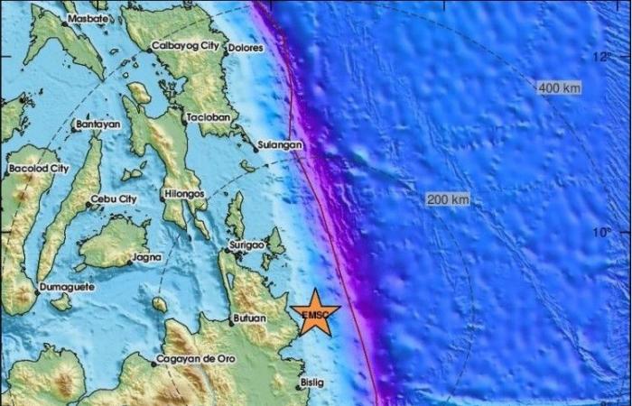 زلزال بقوة خمس درجات يضرب الفلبين
