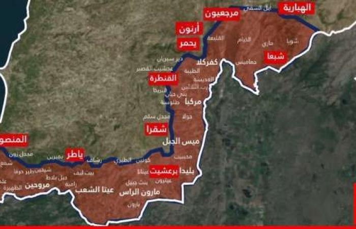 الجيش الإسرائيلي هدد سكان 10 قرى بجنوب لبنان: يُحظر عليكم العودة لبيوتكم حتى إشعار آخر