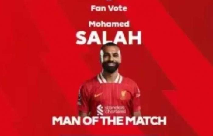 محمد صلاح أفضل لاعب في مباراة ليفربول والسيتي ويعادل رقم روني التاريخي