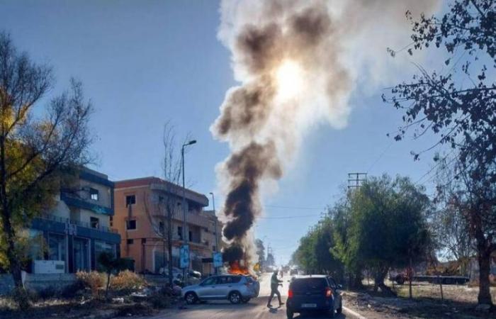 الاحتلال الإسرائيلي يستهدف سيارة في جنوب لبنان