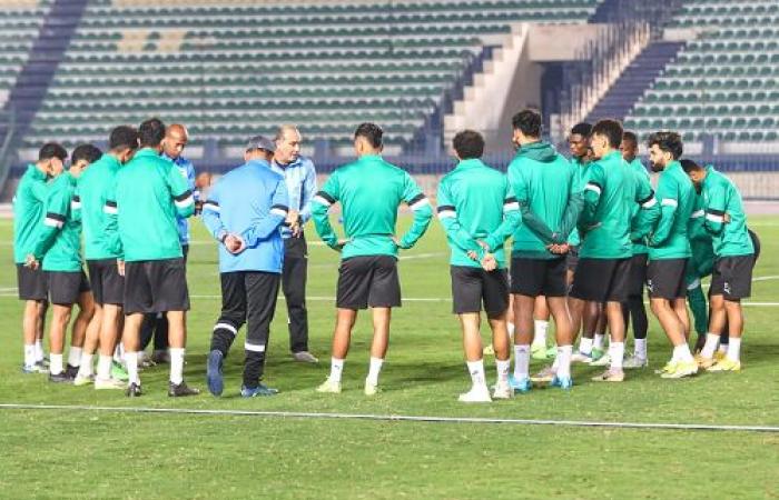 المصري بدأ تدريباته استعدادًا لمواجهة الزمالك فى الكونفيدرالية