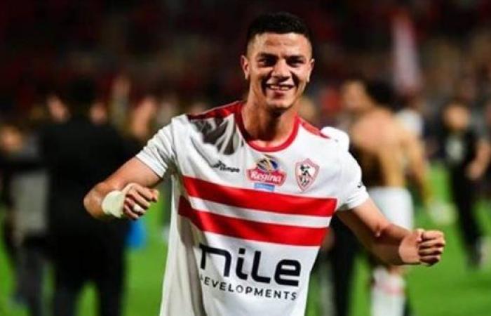 تدريبات تأهيلية لمحمد السيد على هامش مران الزمالك