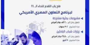 "تمويل العلوم": فتح باب التقدم لبرنامج التعاون المصري الأمريكي