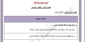 مراجعات نهائية.. أسئلة تقييم الأسبوع الثالث والرابع الفلسفة الصف الأول الثانوي