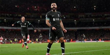 محمد صلاح يسجل في تعادل ليفربول وآرسنال بالدوري الإنجليزي.. فيديو