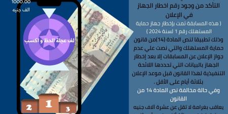 جهاز حماية المستهلك يُحذر المُستهلكين من الإنسياق وراء الإعلانات الوهمية المُضللة