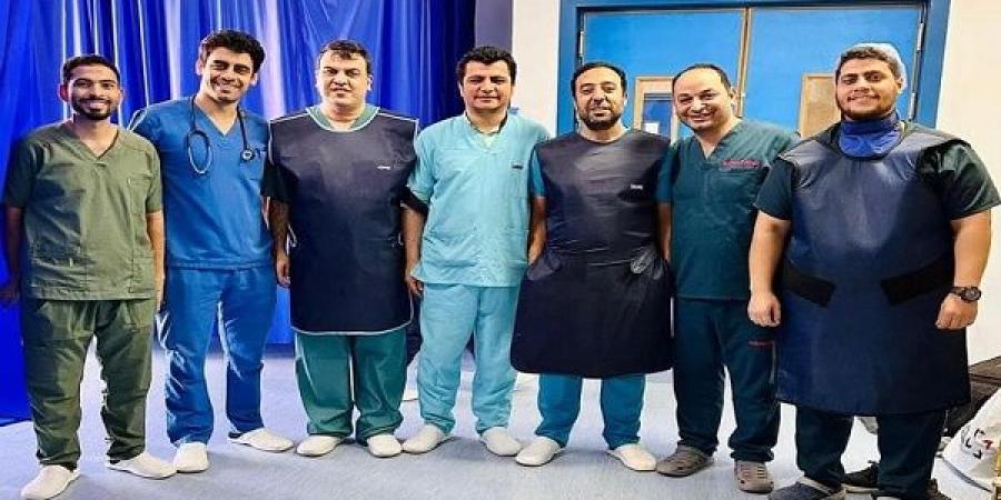 زراعة جهاز منظم ثلاثي داخلى بالقلب لمريض بمستشفي المنصورة