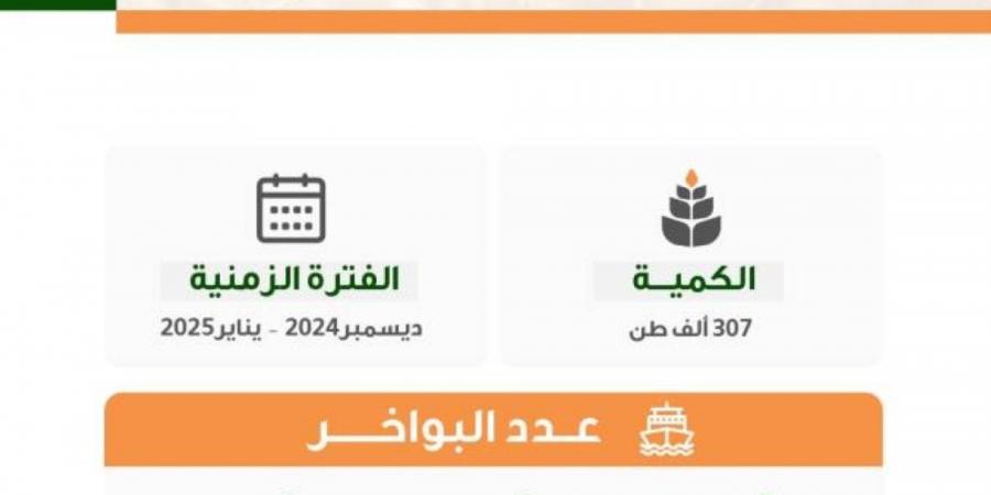 إرساء الدفعة الرابعة من القمح المستورد هذا العام