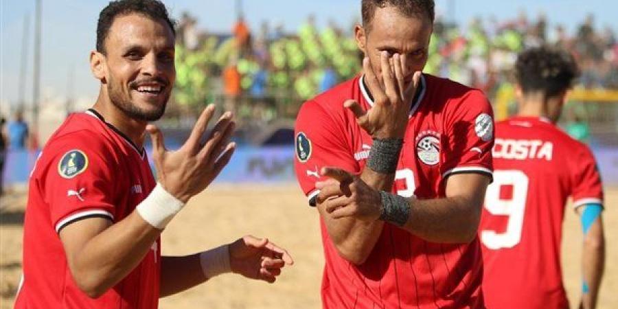 منتخب الشاطئية يصعد إلى نصف نهائي كأس الأمم الإفريقية