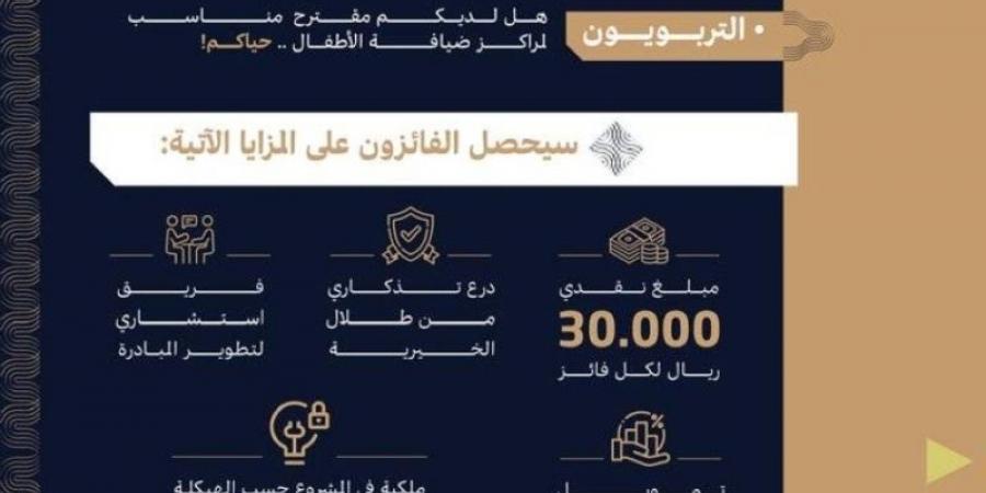 "طلال الخيرية" تطلق "هاكاثون" لبناء نماذج ابتكارية لمراكز ضيافة الأطفال بالمملكة