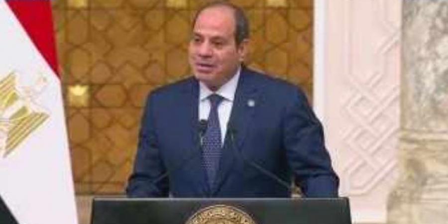 الرئيس السيسي: نقوم بجهود كبيرة لوقف إطلاق النار لمدة يومين وبعدها وقف كامل وإدخال المساعدات