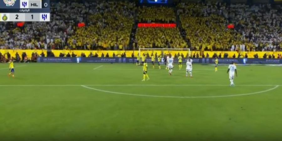 بهدف تاليسكا.. النصر ينهي الشوط الأول متقدما على الهلال