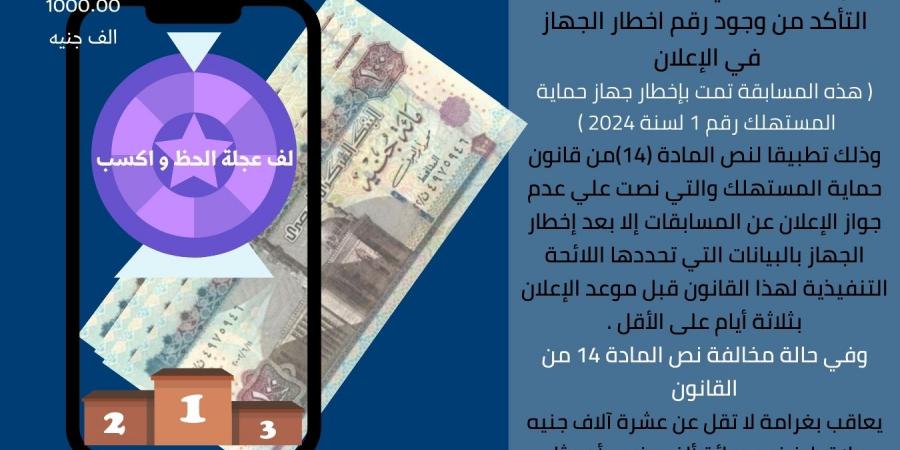 جهاز حماية المستهلك يُحذر المُستهلكين من الإنسياق وراء الإعلانات الوهمية المُضللة